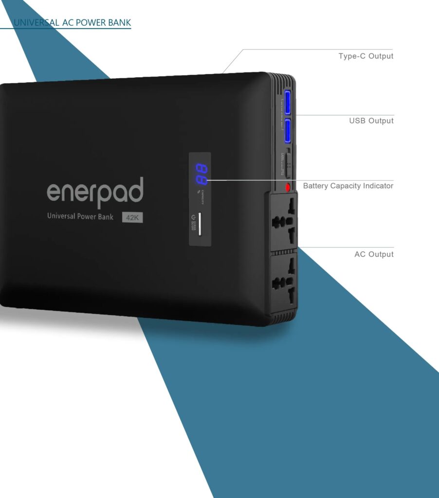 Universal AC Portable Power Bank-AC-42K | Samlife Tech. Co., Ltd.