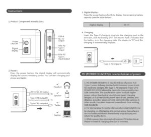 CH-20K-PD Two-Way Rapid PD Power Bank